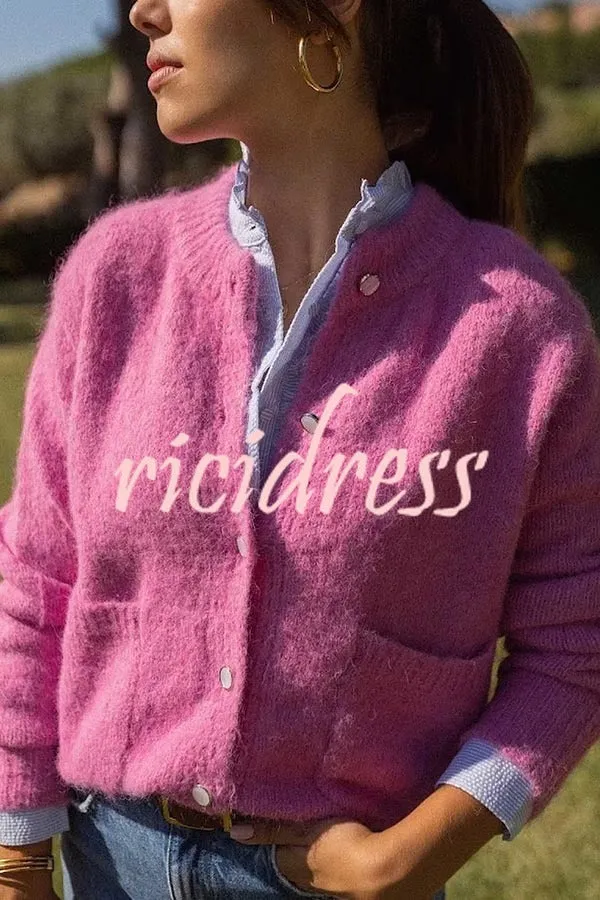 Falling for You Knit Long Sleeve Pocket Relaxed Cardigan