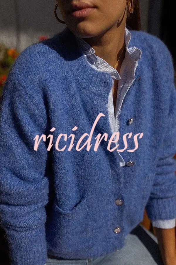 Falling for You Knit Long Sleeve Pocket Relaxed Cardigan