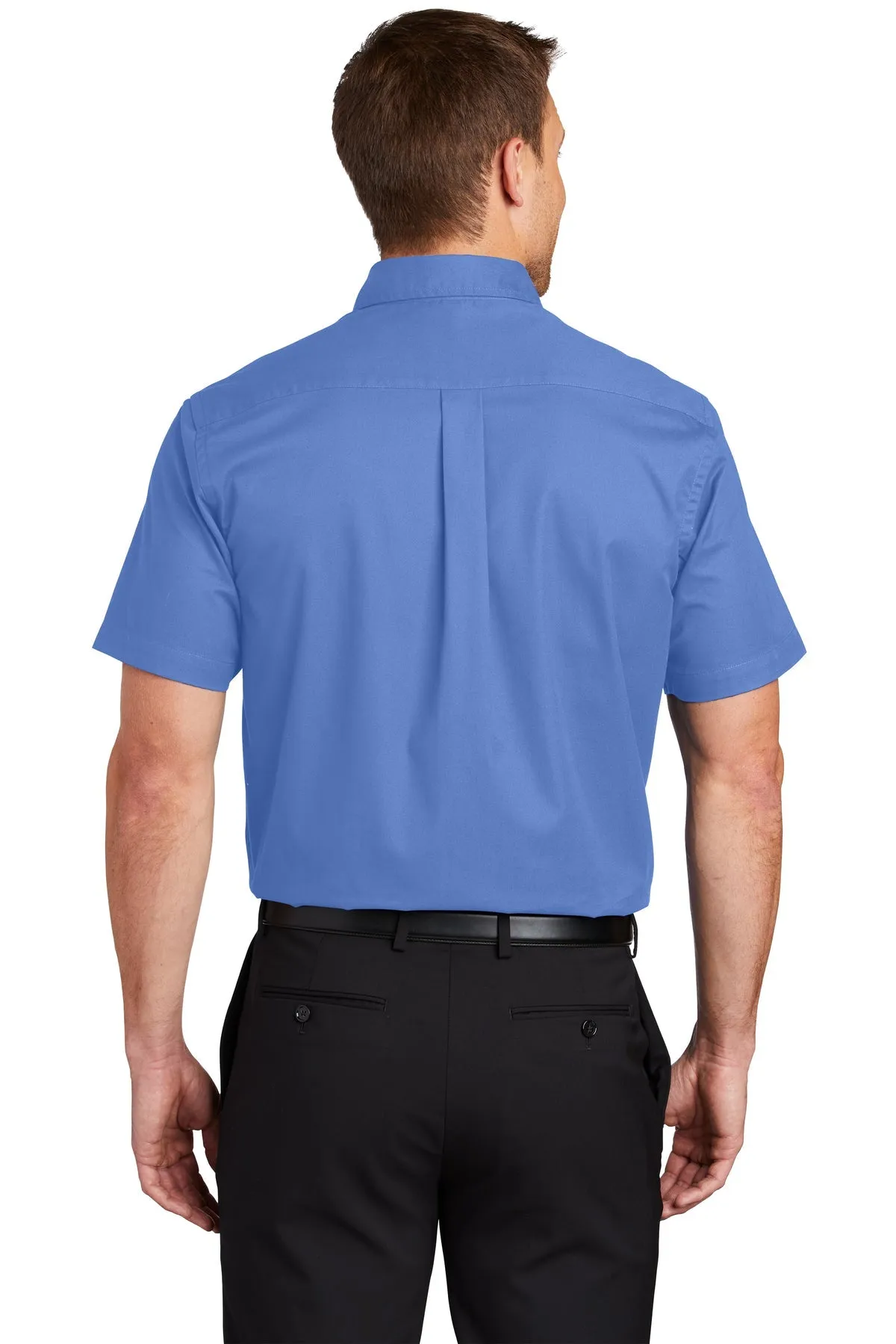Port Authority Short Sleeve Easy Care Custom Shirts, Ultramarine Blue